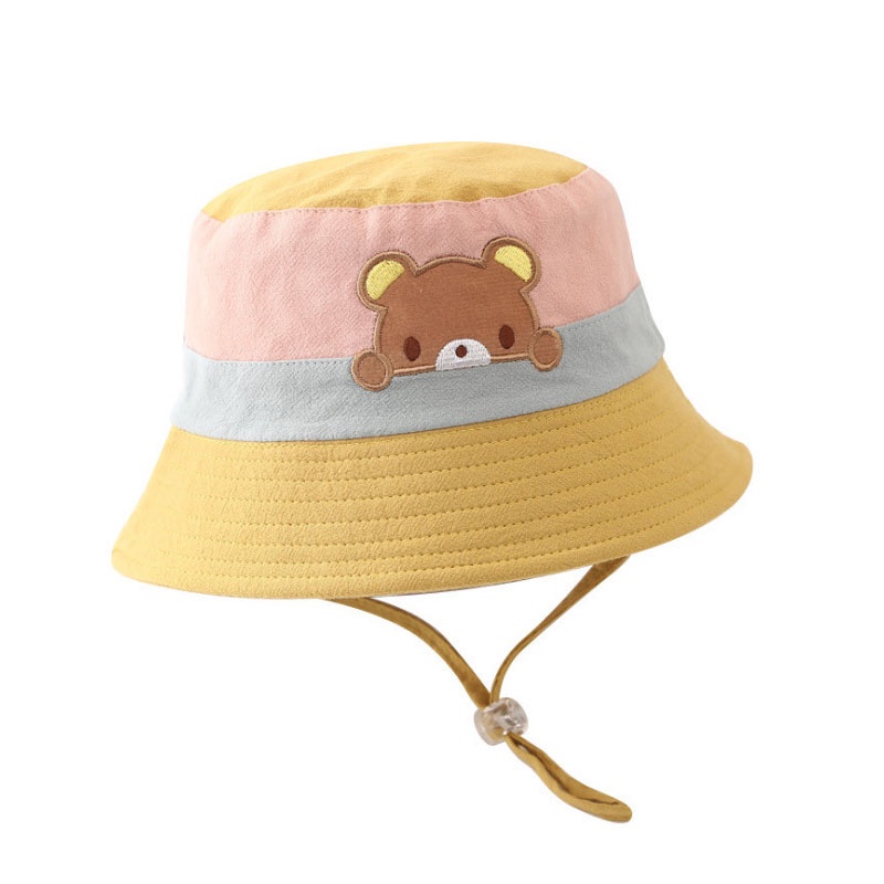 Mũ vành tròn kiểu hoạt hình dễ thương phong cách hàn quốc cho bé