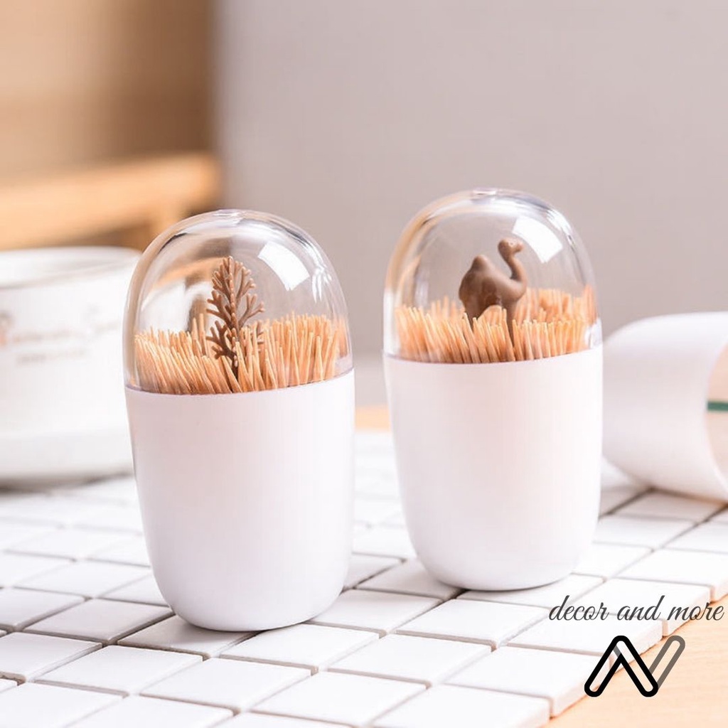 Lọ đựng tăm tiện dụng hình thú dễ thương trang trí bàn bếp decor chụp ảnh