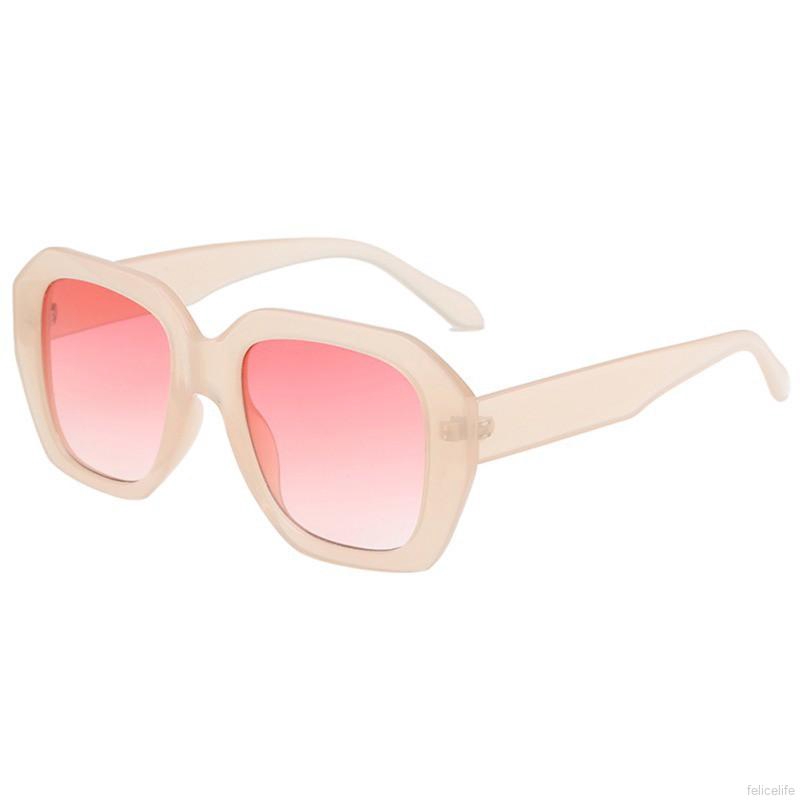 Kính mát gọng vuông lớn phong cách retro Âu Mỹ