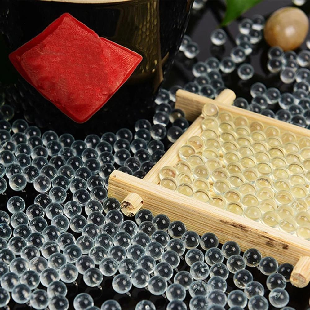 Bóng thủy tinh SJJL đá cẩm thạch tròn trong suốt trang trí bình hoa/ bể cá 10mm 14mm 16mm