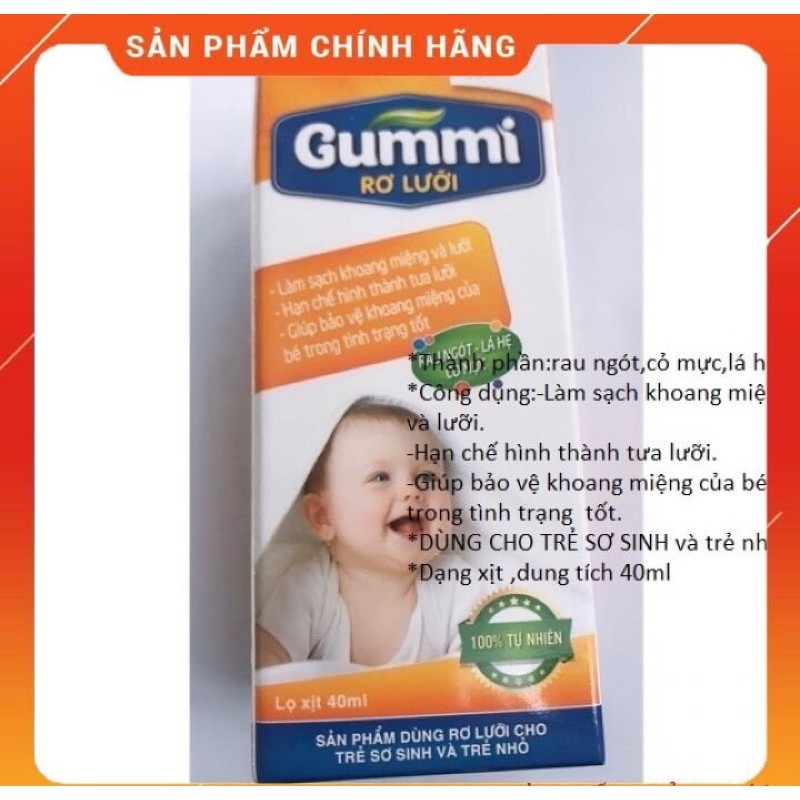 GUMMI dung dịch rơ lưỡi baby⚡️AN TOÀN CHO TRẺ SƠ SINH VÀ TRẺ NHỎ⚡️chiết xuất thảo dược làm sạch,phòng ngừa nấm