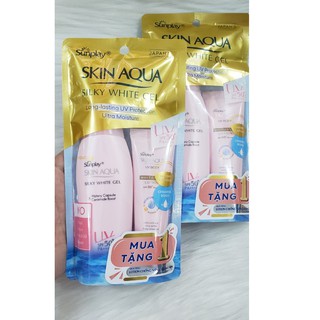 Gel chống nắng dưỡng da trắng mịn sunplay skin aqua tuýp lớn 70gr