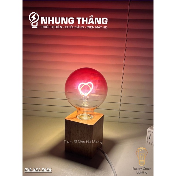 Đèn Ngủ Tình Yêu Ánh Sáng Siêu Đẹp DB-30 - Decor Trang Trí Phòng Ngủ Lãng Mạn - Bảo Hành 12 Tháng
