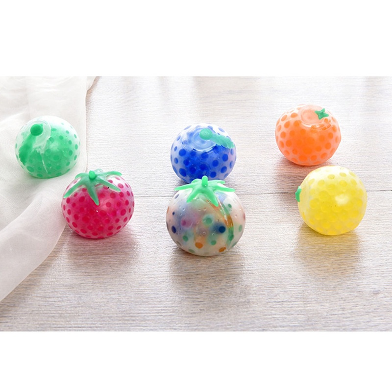 Đồ chơi bóp nén giảm căng thẳng hình quả dâu tây xinh xắn