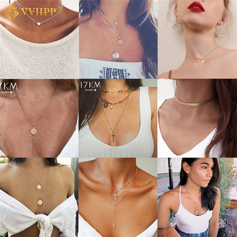 Dây chuyền dáng dài đơn giản phong cách thời trang Hàn Quốc cho nữ