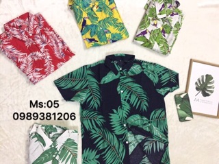 Áo hoa quả chất đũi tơ Thái (#01->#08)