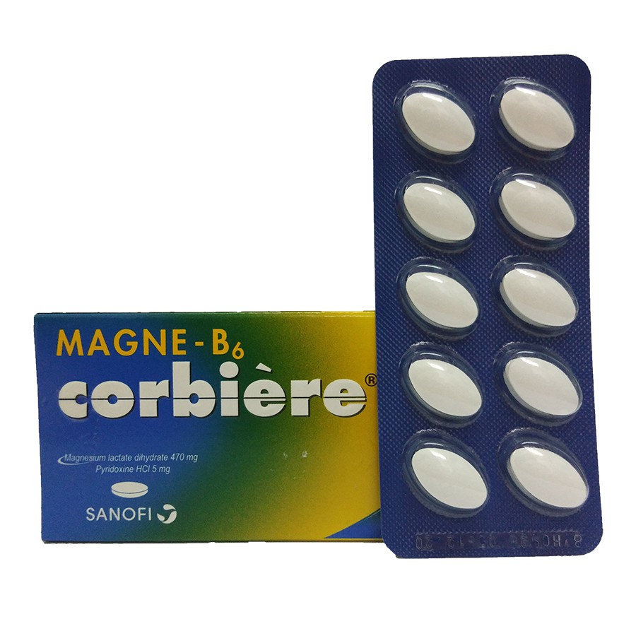 Magne-b6 corbiere giảm các triệu chứng căng thẳng, đau đầu, rối loạn giấc ngủ CN169