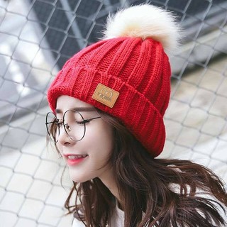 Mũ Len Người Lớn 1 Quả Bông