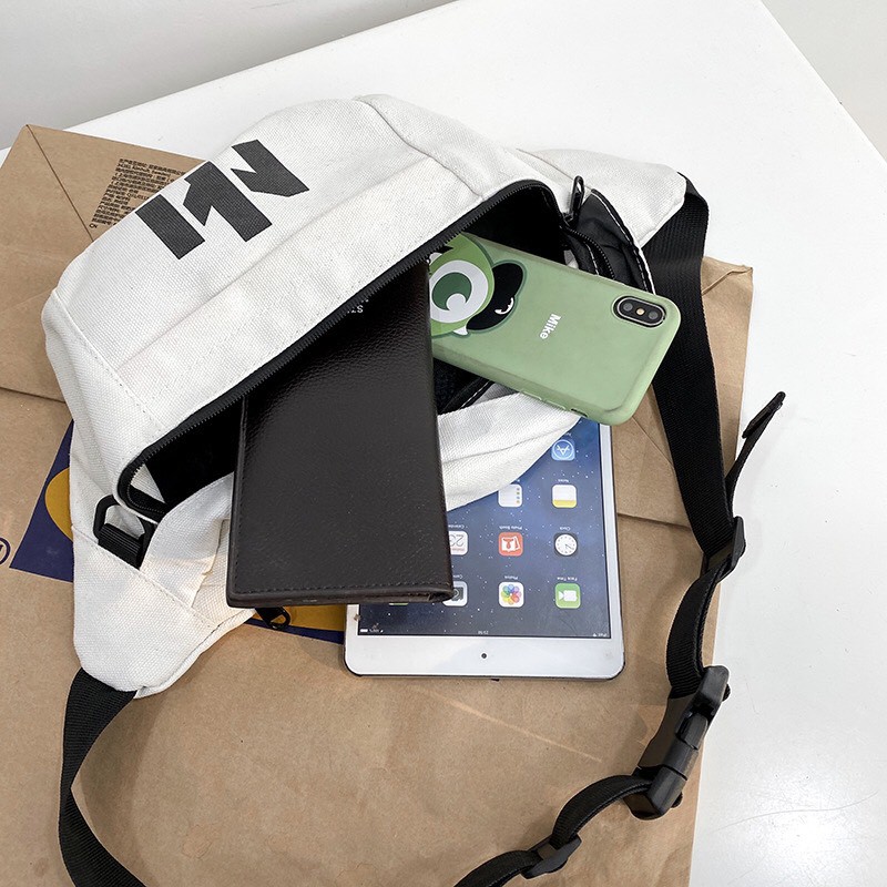 HeyMister - Túi bao tử HeyMister Black-White Bag nam nữ HM10 | BigBuy360 - bigbuy360.vn