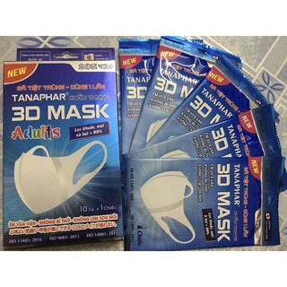 Khẩu trang 3d mask tanaphar đã tiệt trùng