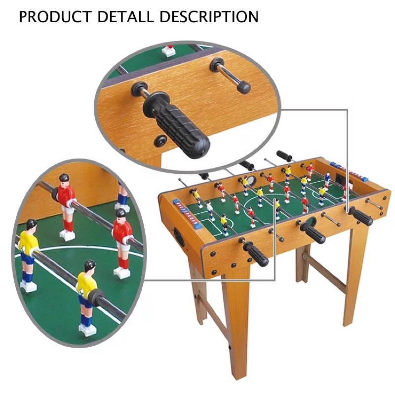 Đồ chơi bi lắc bóng đá, Bàn bóng đá gỗ Pikaboo, chất liệu gỗ an toàn, cho bé vận động sáng tạo, khỏe mạnh