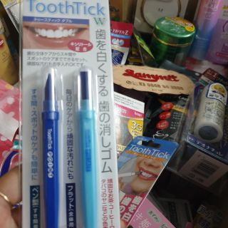 [chuẩn Auth] Bút tẩy sạch làm trắng răng Tooth Tick Nhật Bản(loại 2 bút)