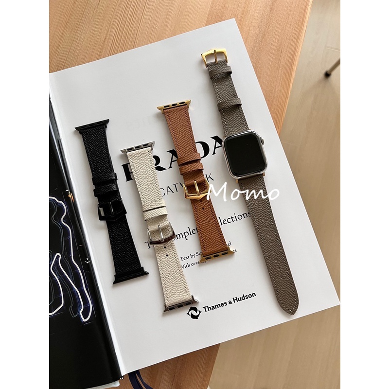 Dây Đeo Bằng Da Dành Cho Đồng Hồ Smart Watch Series 7 6 SE 5 4 3 2 1 41mm 45mm 40mm 44mm 42mm 38mm
