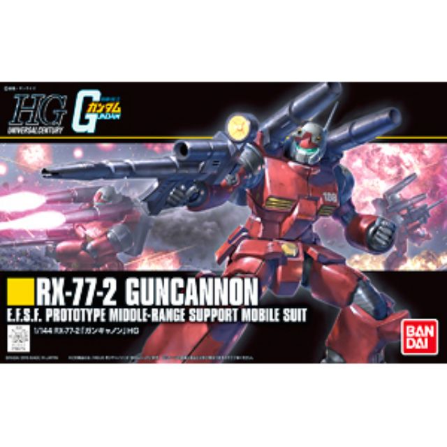 Mô hình lắp ráp gundam HGUC RX-77-2 GUNCANNON