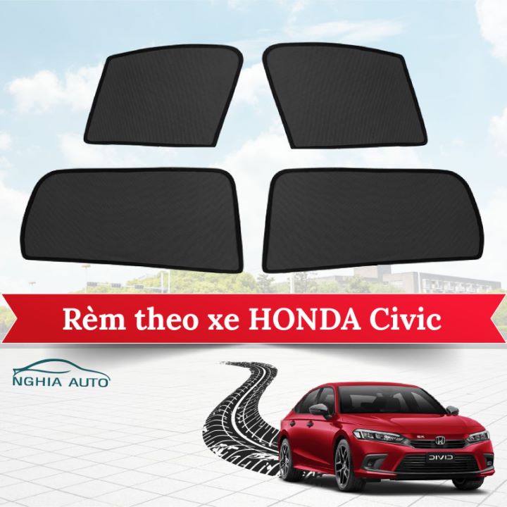 Rèm che nắng, Chắn nắng nam châm ô tô Honda Civic