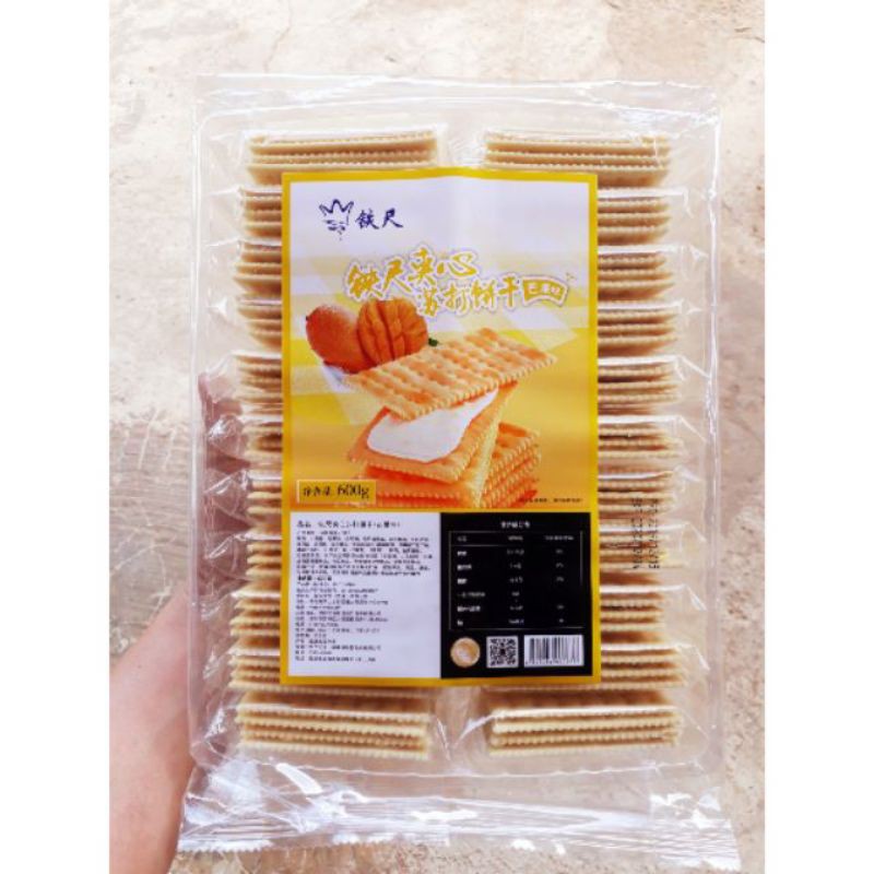 bánh kẹp kem các vị gói 600g