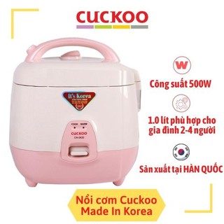 Nồi cơm điện Cuckoo CR-0632 - 1 Lít- Sản xuất tại Hàn Quốc - Hàng Chính Hãng - MOMO