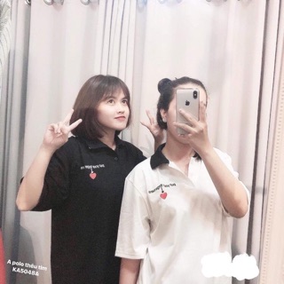 Áo polo thêu tim (KA)