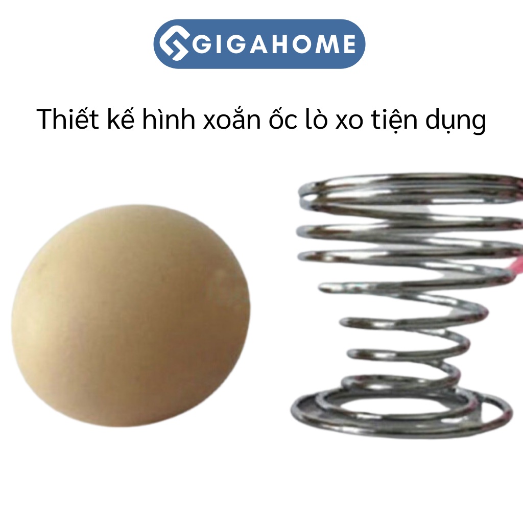 Cốc Đựng Trứng Kiểu Xoắn Ốc GIGAHOME Bằng Kim Loại Tiện Dụng 5189