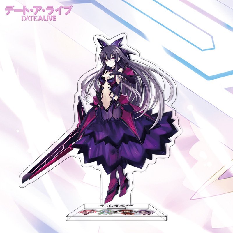 Standee DATE A LIVE acrylic anime mica chibi mô hình trang trí trưng bày bàn học