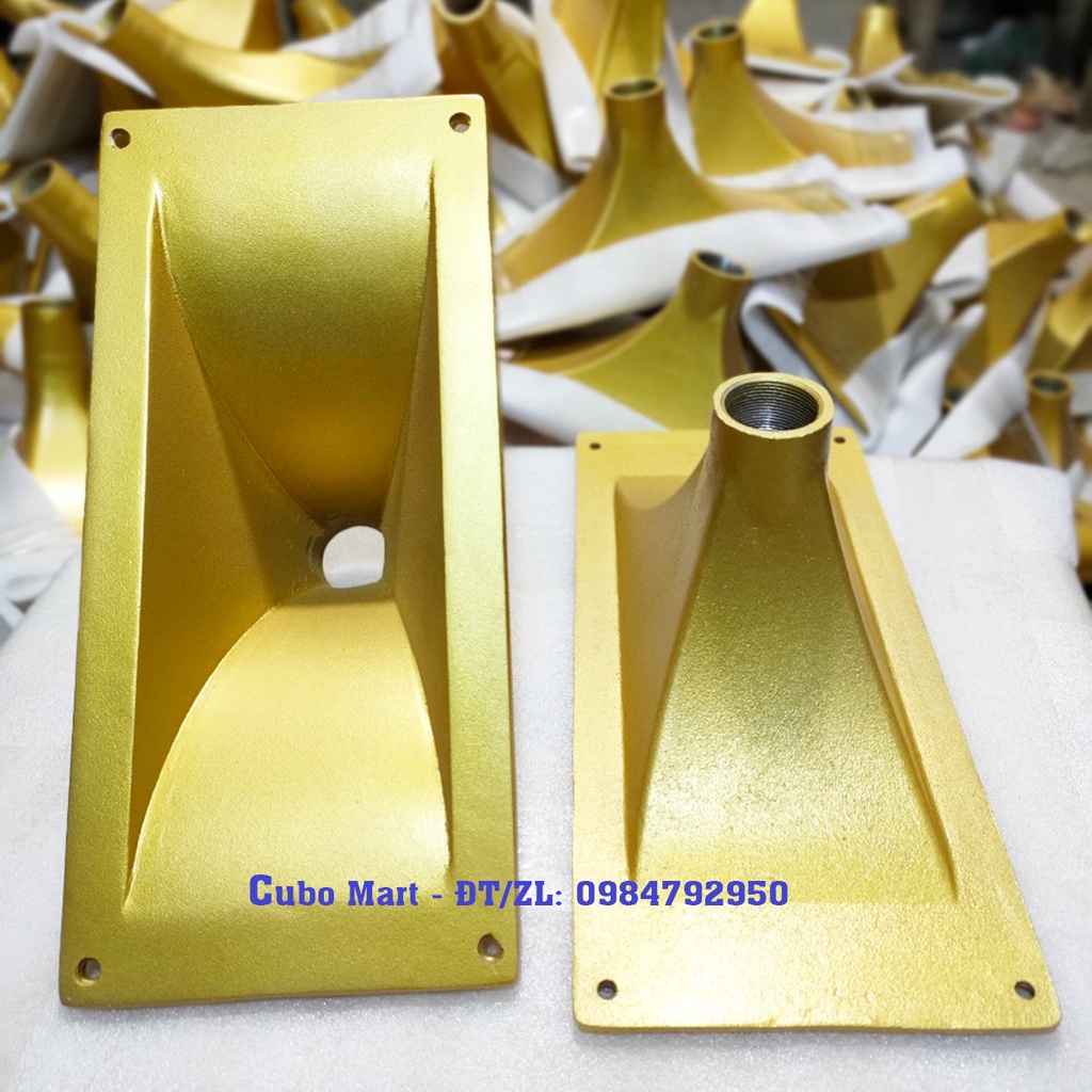 Họng Kèn Nhôm Đúc Ren xoáy Loa Treble Kèn, KT 11x28cm, 15x32cm, 12x12cm, 22.5x22.5cm, 11x27cm - Cubo Mart
