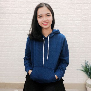 Ảnh thật- áo nỉ hoodie gap xuất dư xịn - xanh than