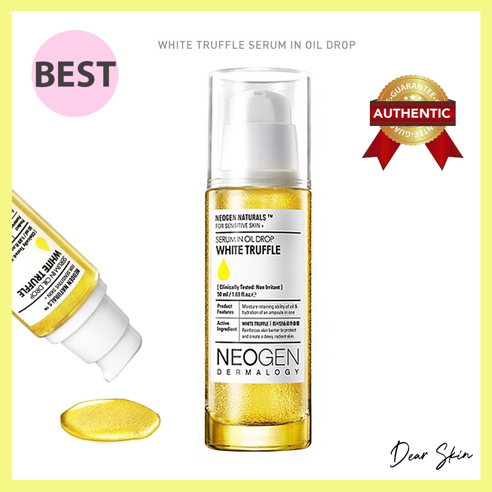 [Hàng mới về] Lọ tinh dầu làm trắng da NEOGEN Ampoule white truffle Serum in oil drop 50ml | BigBuy360 - bigbuy360.vn