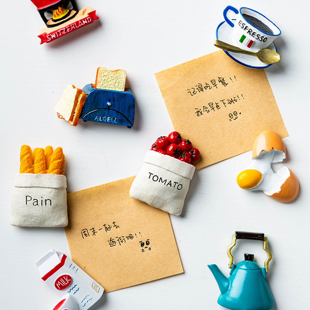 Nam Châm Gắn Tủ Lạnh Trang Trí Hình Bánh Ngộ Nghĩnh Đa Dạng