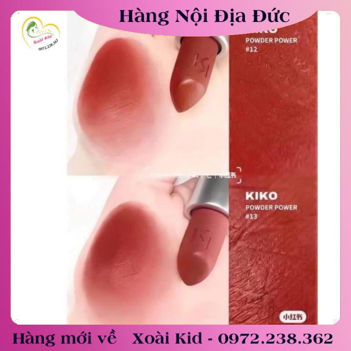 [auth] Son lì Kiko Powder Power Lipstick -Nội địa Đức Đủ Bill [Hot]