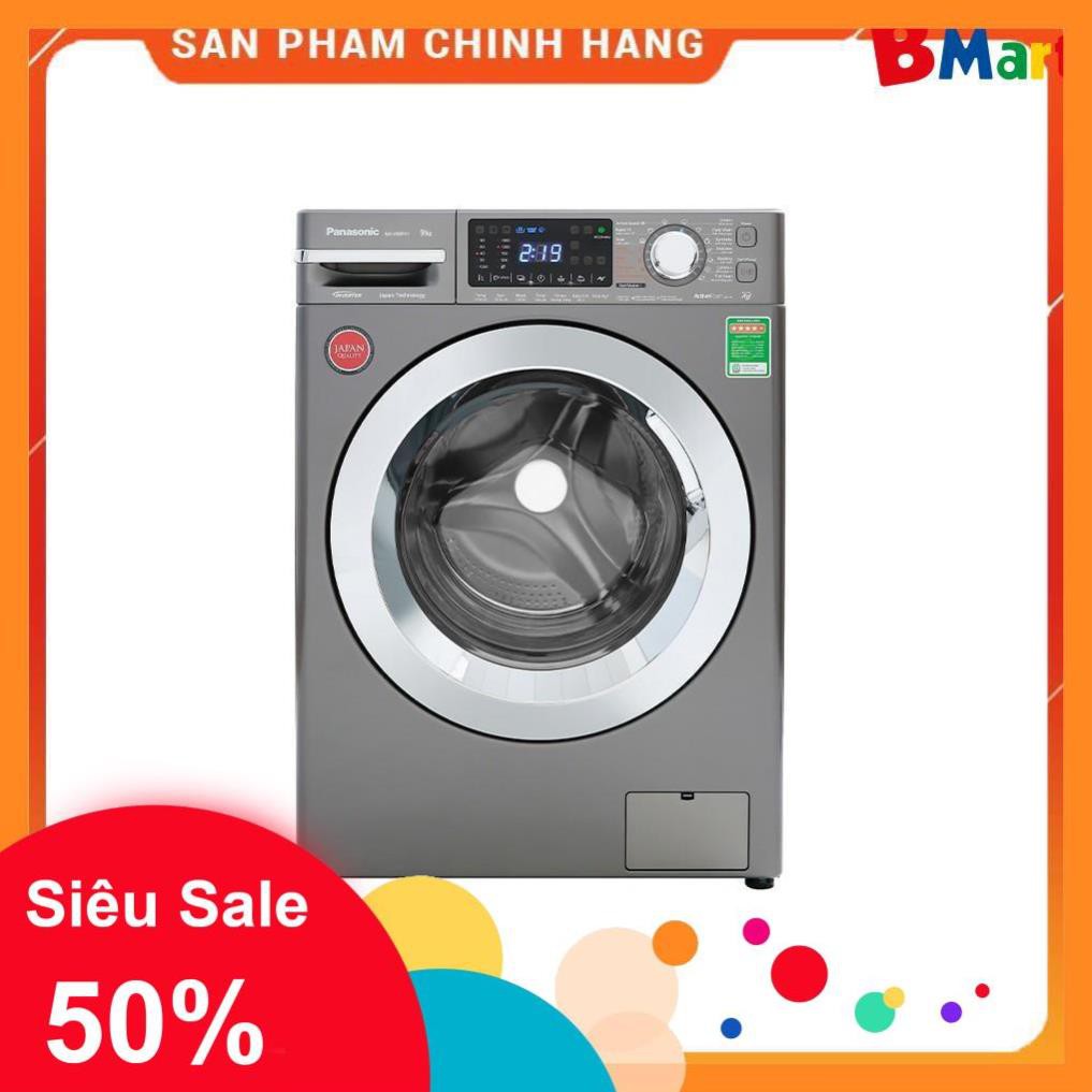 [ FREE SHIP KHU VỰC HÀ NỘI ] Máy giặt Panasonic cửa ngang 9 kg NA-V90FX1LVT  - BM NEW