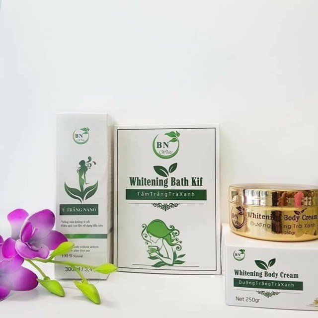 BỘ KEM BODY Ủ TRẮNG BN WHITE