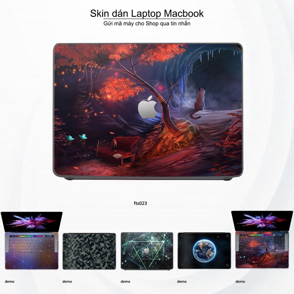 Skin dán Macbook mẫu Fantasy (đã cắt sẵn, inbox mã máy cho shop)