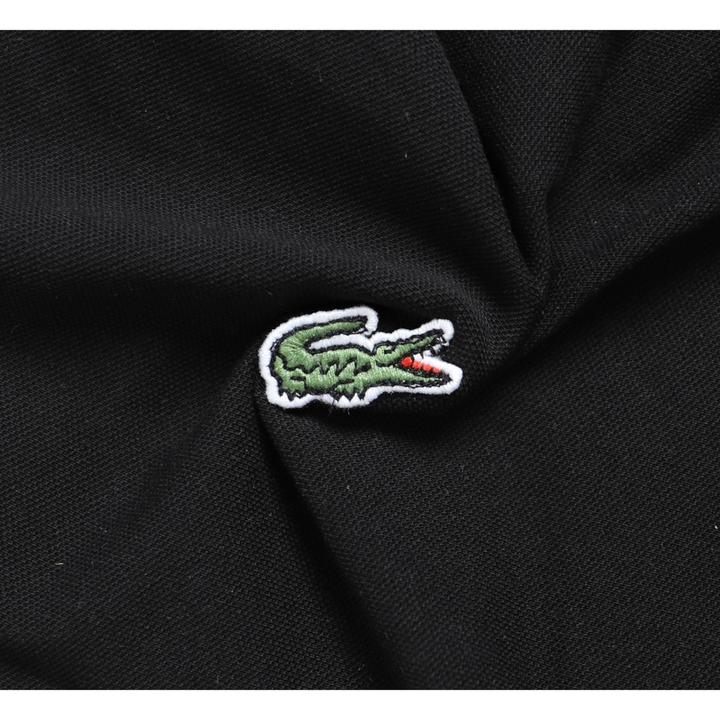 Aó polo lacoste SPORT Striped Sleeves PL1 made in cambodia