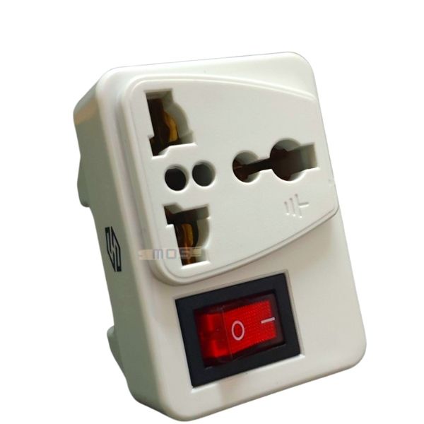 Ổ cắm du lịch chịu tải cao TOSHINO CO6S-A Thái Lan chuyển đổi 3 chấu sang 2 chấu Mos Shop