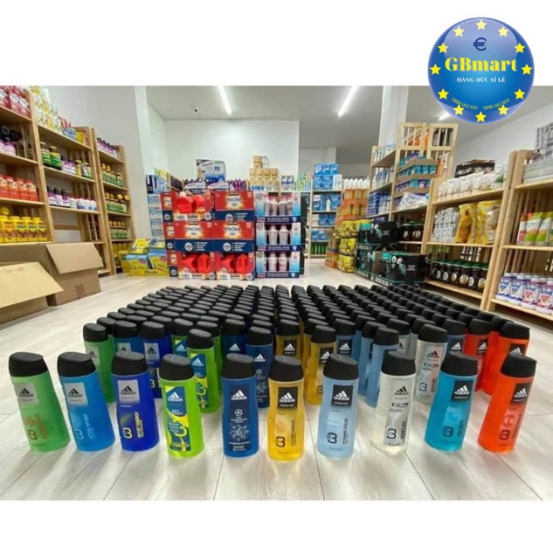 SỮA TẮM GỘI NAM TOÀN THÂN ADIDAS 3in1 400ml DÀNH CHO QUÝ ÔNG LỊCH LÃM