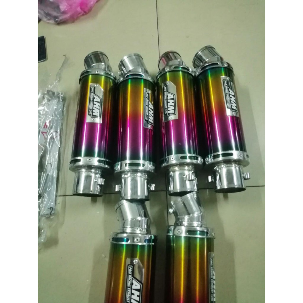 Pô AHM 7 Màu gắn các loại Xe Máy