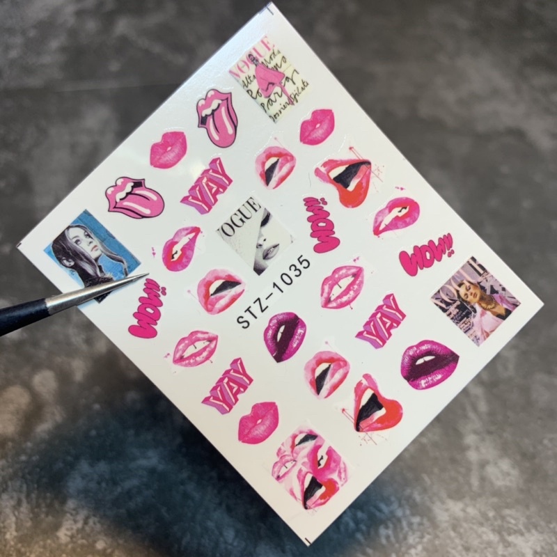 Hình dán 3D nước