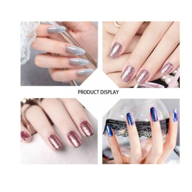 Trong kho Nail Gel Poly Builder Gel Kit TỰ LÀM Thạch Tinh Thể Móng Tay Nghệ Thuật Nhanh Chóng Mở Rộng Long Lanh 15ml COD