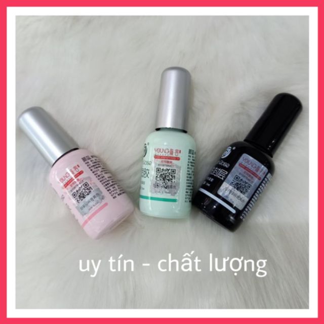 {Siêu Rẻ} {Siêu Rẻ} Top,base,cứng móng hoa hồng [Free ship 99k] [Free ship 99k]
