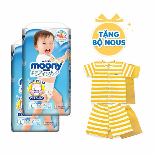 Combo 2 Gói Tã Quần Moony XXL26