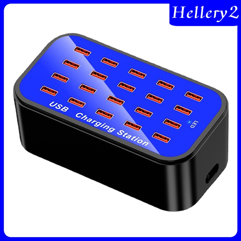 [HELLERY2] Multiple USB Charging Station Organizer 20-Port Professional Accessories US