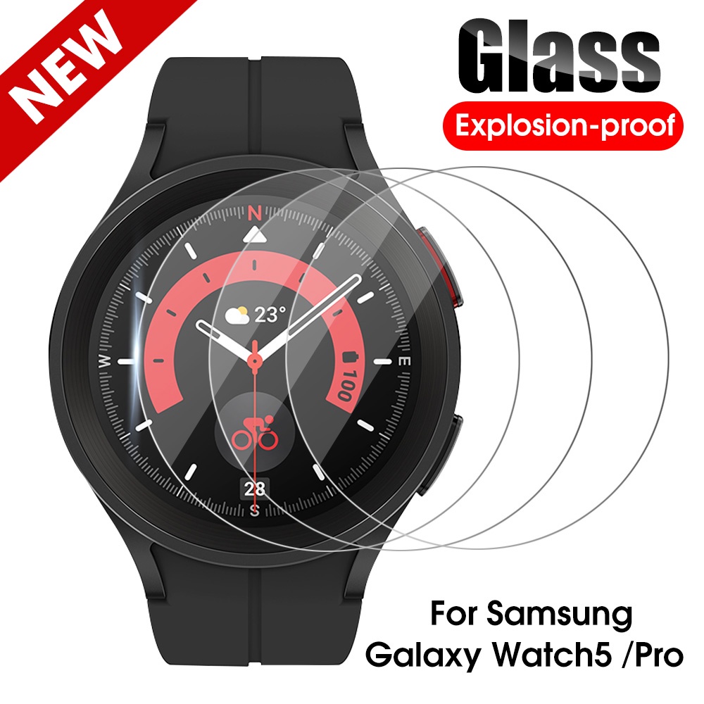1 Kính Cường Lực HD Bảo Vệ Toàn Màn Hình Chống Trầy Cho Samsung Galaxy Watch 5 Pro