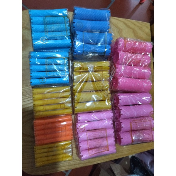 Com bo 10 cây trục uốn lạnh tóc nam. uốn lạnh tóc nữ  định hình tóc cao cấp.quấn cực bám tóc
