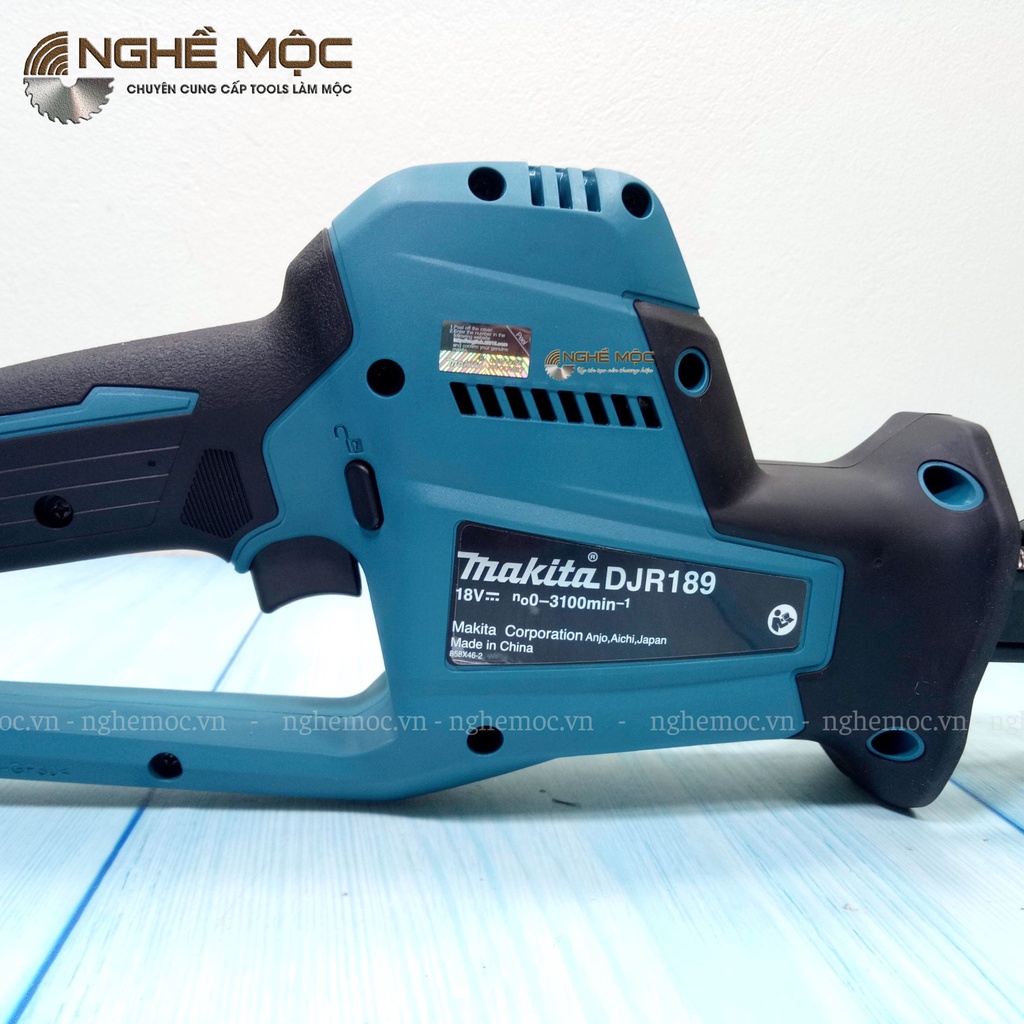 Máy cưa kiếm pin MAKITA DJR189 chính hãng Nghề Mộc