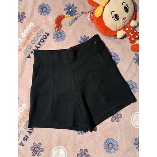 Quần Short Đùi Vải Cạp Cao Cho Nữ