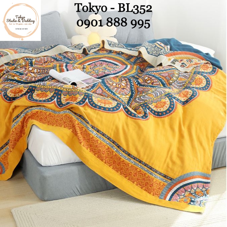S96_Chăn Xô Organic Cotton Dòng Cao Cấp