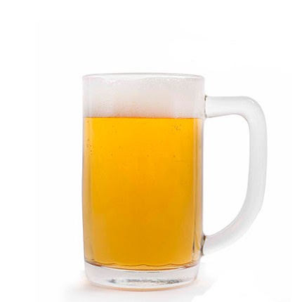 Ly thủy tinh có quai cầm uống bia BIGSIZE 500ml UG366 | Hàng nhập khẩu Thái Lan