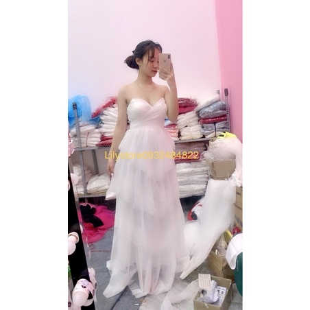 ĐẦM MAXI CUP TẦNG FULL SIZE S/M/L/XL( kèm ảnh khách mặc nhé )