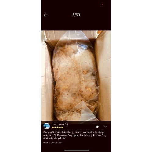 500gr bánh tráng muối tỏi hành phi túi zip Tây Ninh- Nguyệt Như