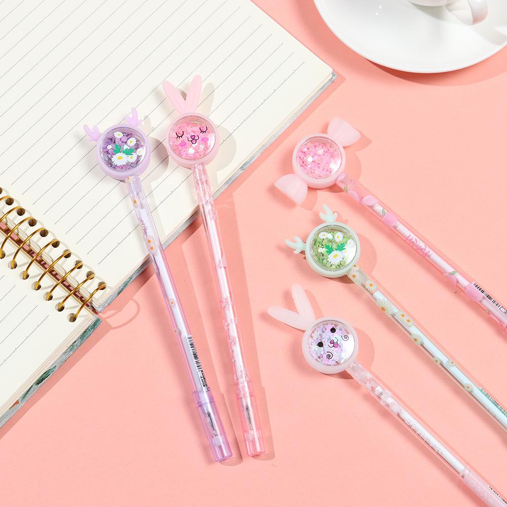 Giá Đỡ Bút Mực Gel Màu Cầu Vồng Xinh Xắn Cho Nữ Sinh
